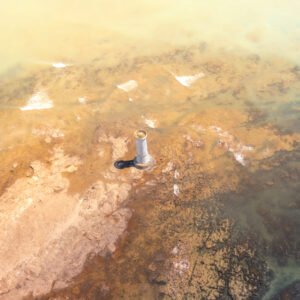 Tour médiévale en Bretagne vue du ciel — tirage photo aérien de Yolhan Niveau